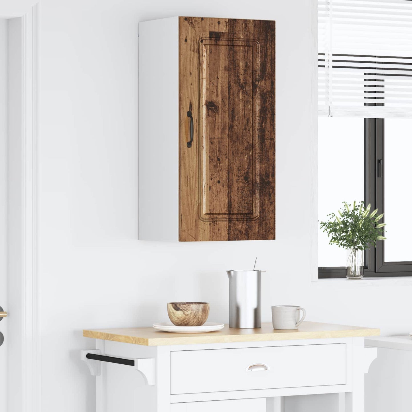 vidaXL Dishwasher Panel Kalmar Old Wood 40 x 31 x 80 cm 1