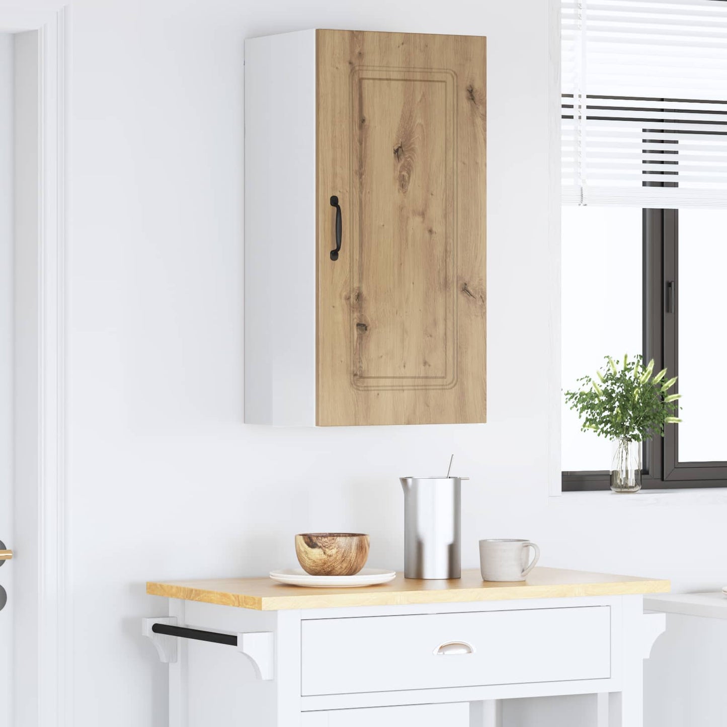 vidaXL Dishwasher Panel Kalmar Artisan Oak 40 x 31 x 80 cm 4