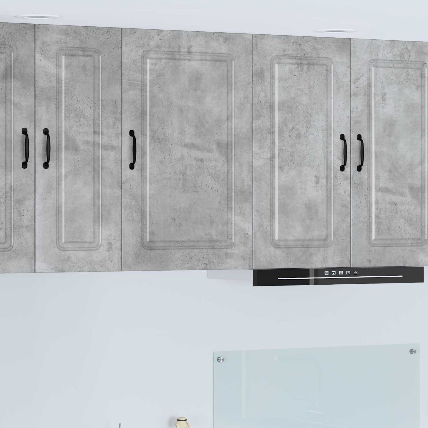vidaXL Dishwasher Panel Kalmar Concrete Grey 50 x 31 x 80 cm 1