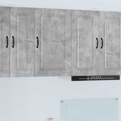 vidaXL Dishwasher Panel Kalmar Concrete Grey 50 x 31 x 80 cm 1