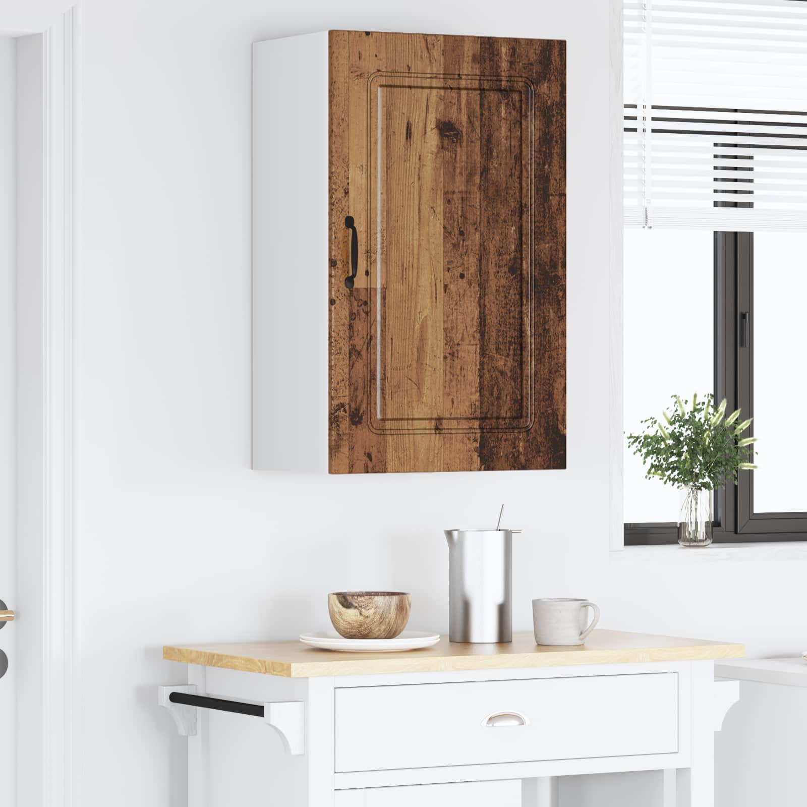vidaXL Dishwasher Panel Kalmar Old Wood 50 x 31 x 80 cm 1