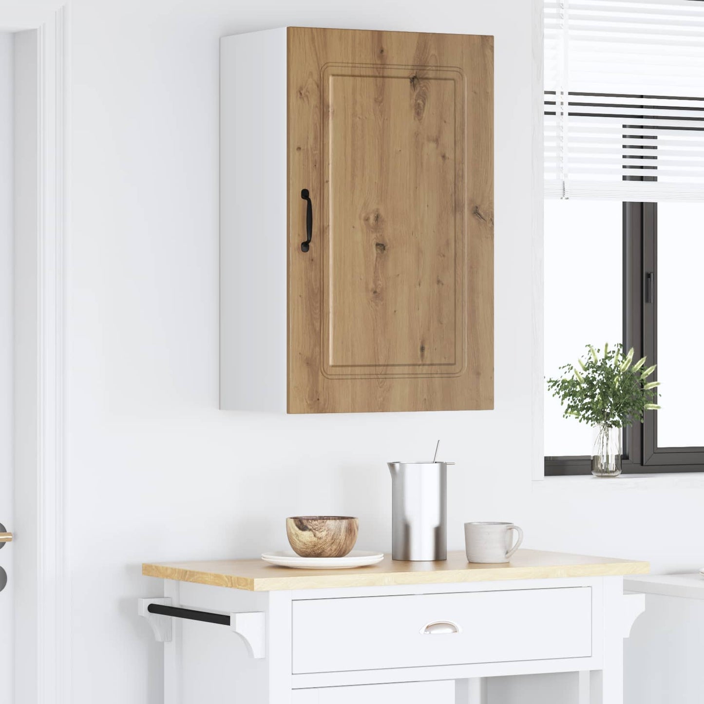 vidaXL Dishwasher Panel Kalmar Artisan Oak 50 x 31 x 80 cm 4