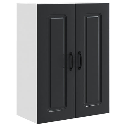 vidaXL Dishwasher Panel Kalmar Black 60 x 31 x 80 cm Engineered Wood 2