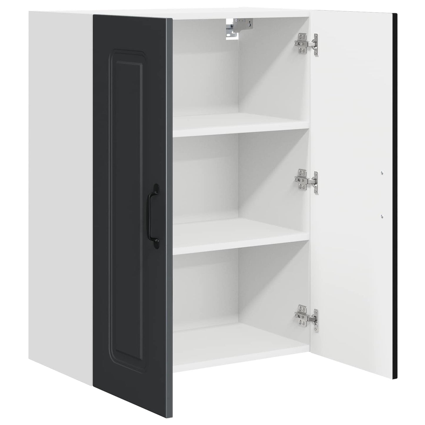 vidaXL Dishwasher Panel Kalmar Black 60 x 31 x 80 cm Engineered Wood 5
