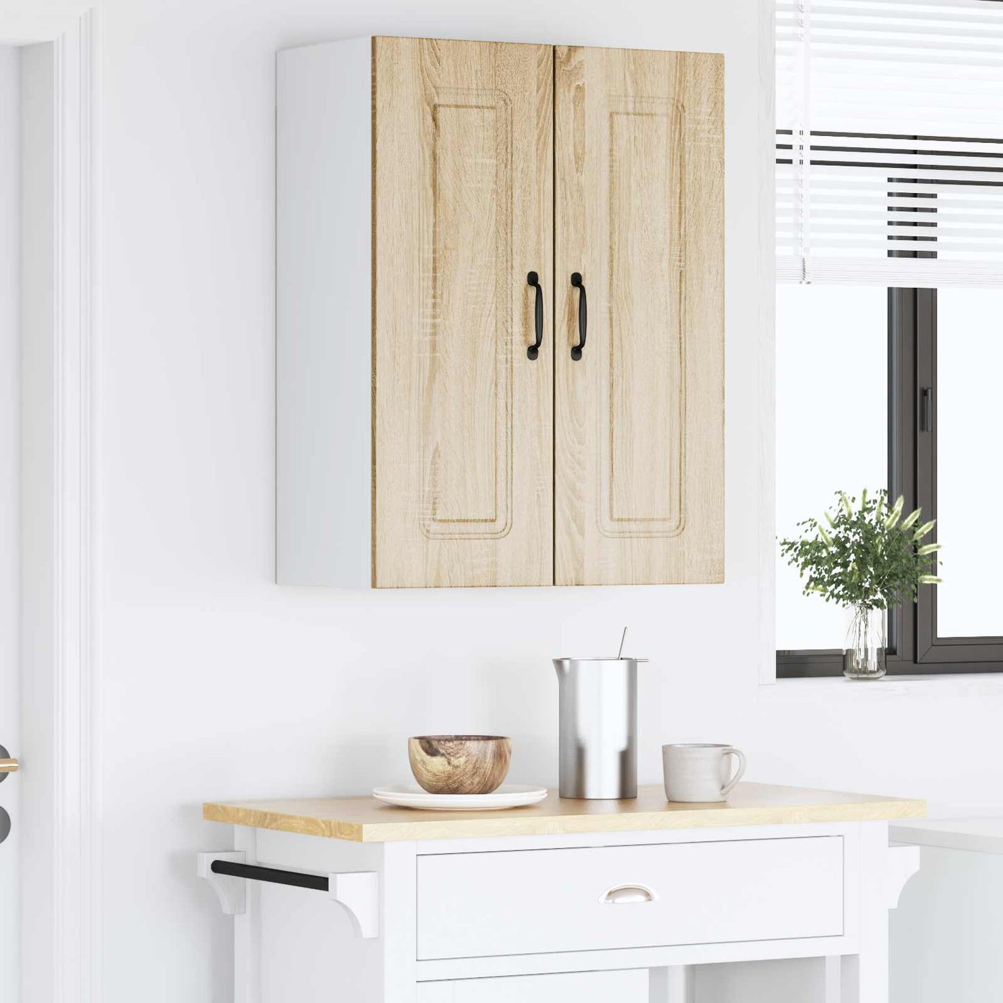 vidaXL Dishwasher Panel Kalmar Sonoma Oak 60 x 31 x 80 cm 4