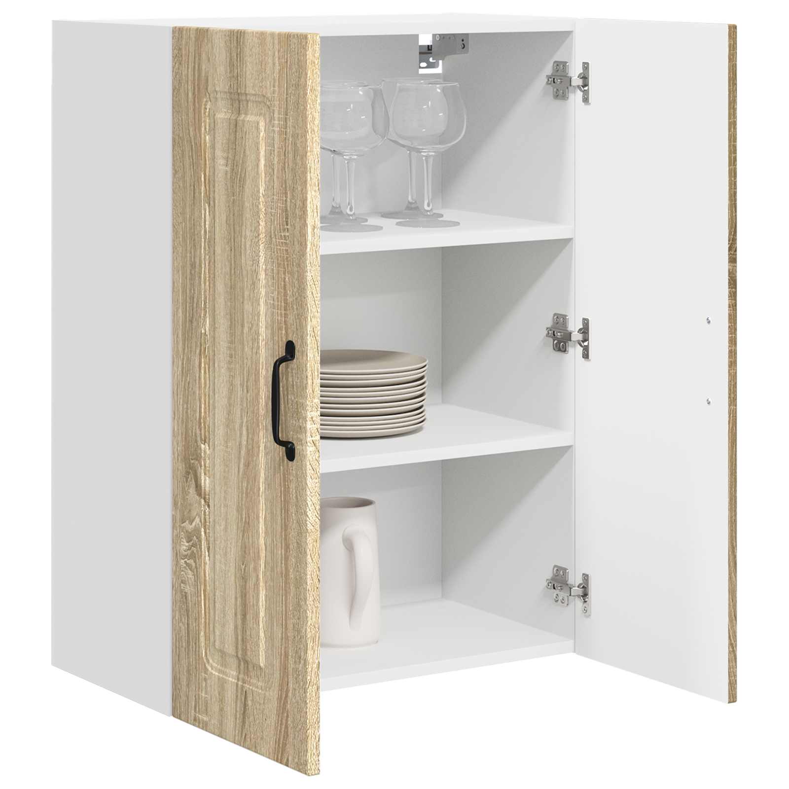 vidaXL Dishwasher Panel Kalmar Sonoma Oak 60 x 31 x 80 cm 3