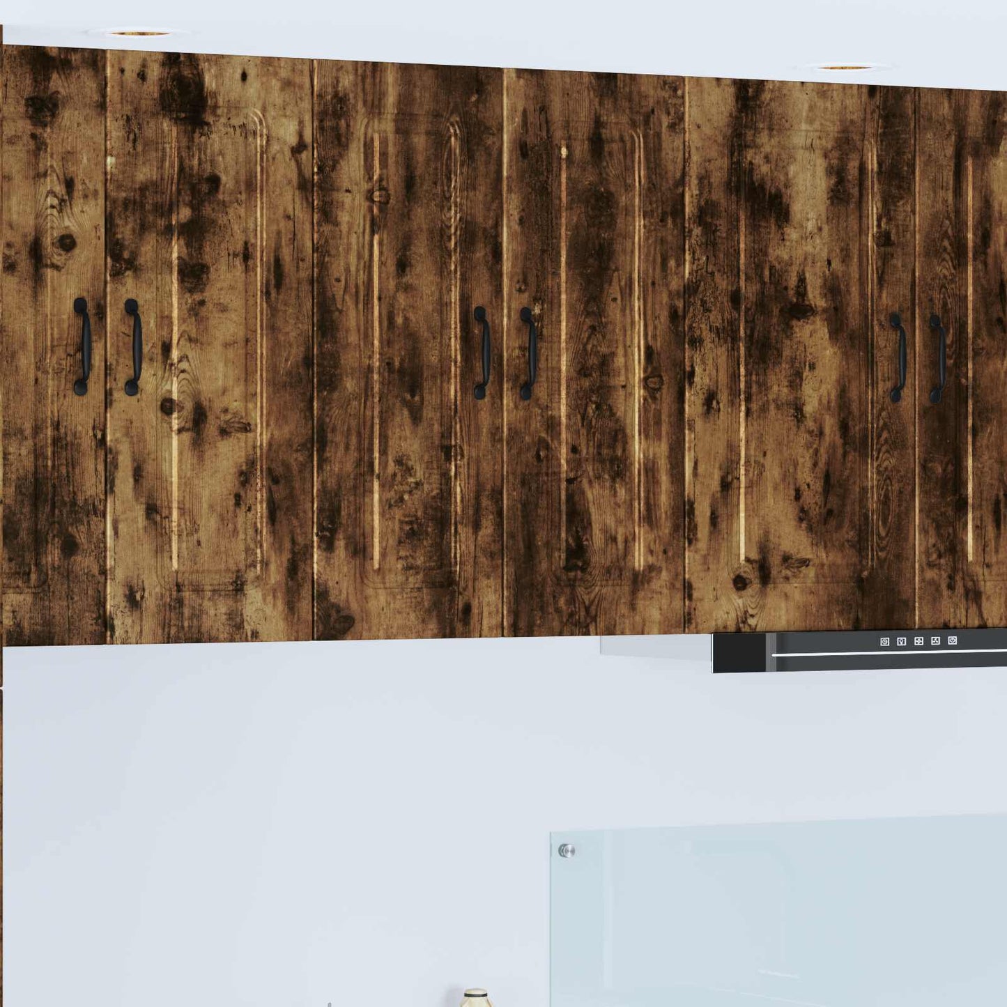 vidaXL Dishwasher Panel Kalmar Smoked Oak 60 x 31 x 80 cm 1