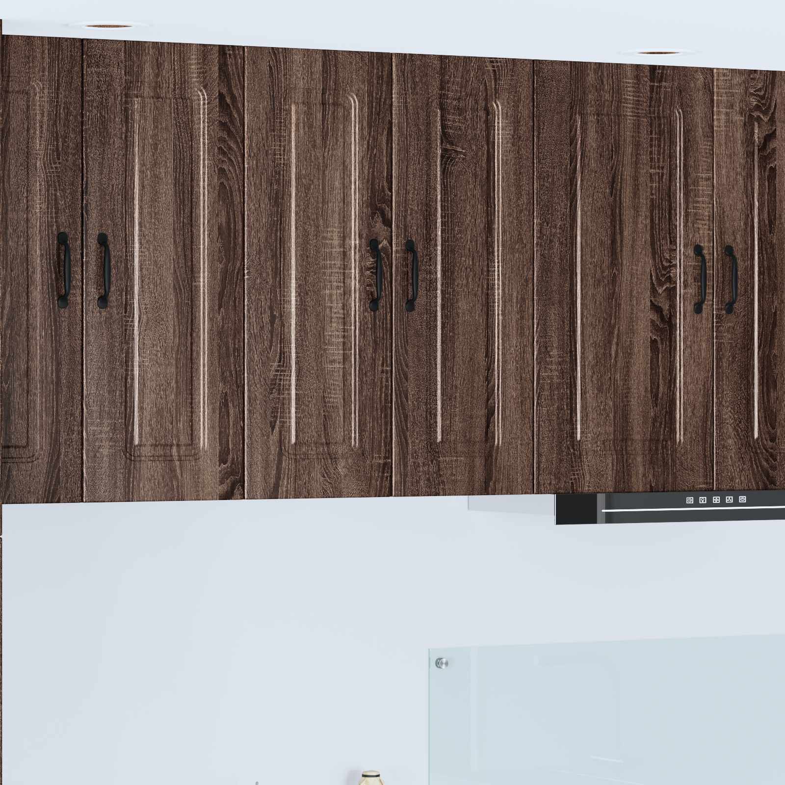 vidaXL Dishwasher Panel Kalmar Brown Oak 60 x 31 x 80 cm 1