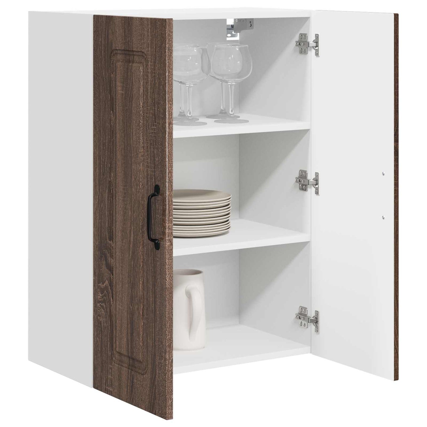 vidaXL Dishwasher Panel Kalmar Brown Oak 60 x 31 x 80 cm 3