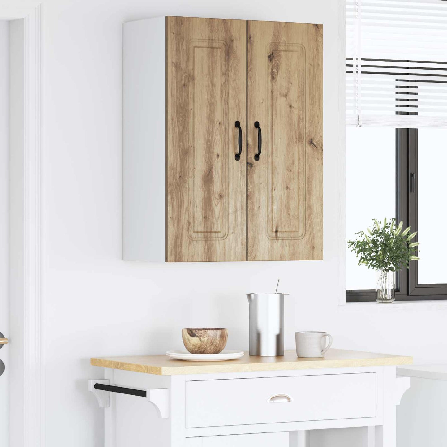 vidaXL Dishwasher Panel Kalmar Artisan Oak 60 x 31 x 80 cm 4