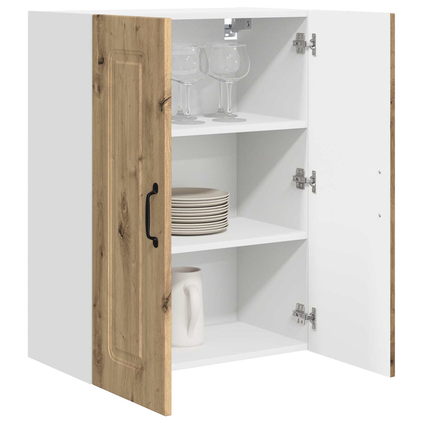 vidaXL Dishwasher Panel Kalmar Artisan Oak 60 x 31 x 80 cm 3