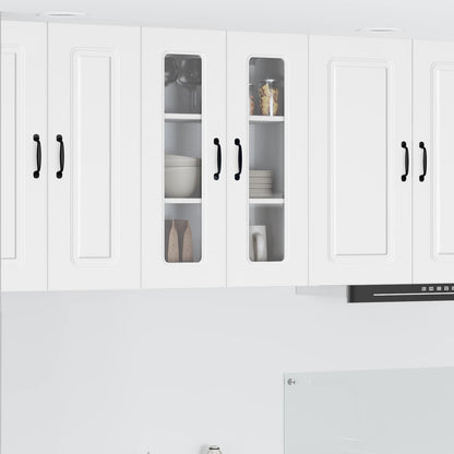 vidaXL Dishwasher Panel Kalmar White 60 x 31 x 80 cm Engineered Wood 1