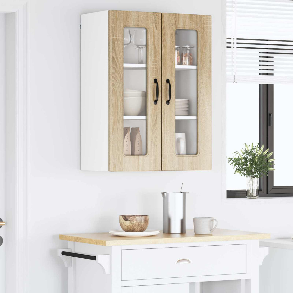 vidaXL Dishwasher Panel KALMAR Sonoma Oak 60 x 31 x 80 cm 4