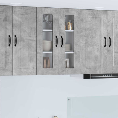 vidaXL Dishwasher Panel Kalmar Concrete Grey 60 x 31 x 80 cm 1