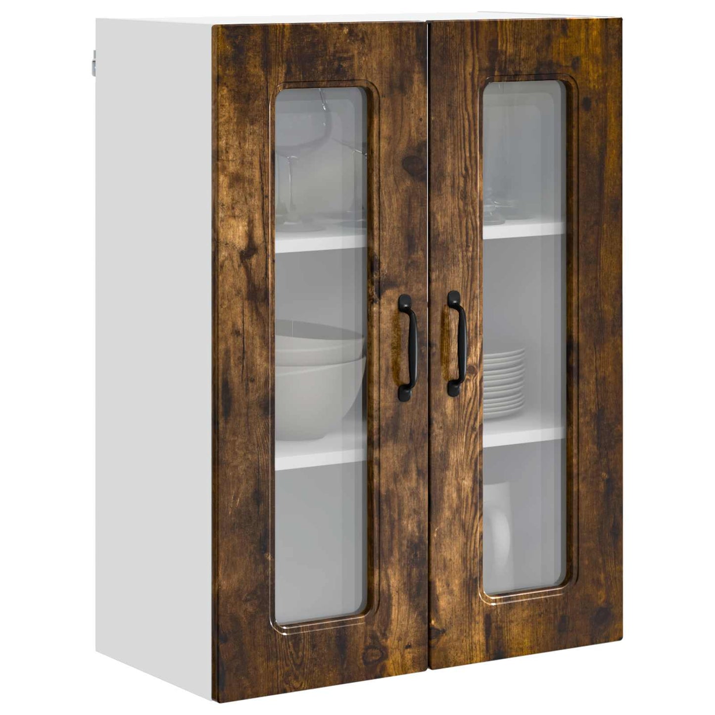 vidaXL Dishwasher Panel Kalmar Smoked Oak 60 x 31 x 80 cm 3