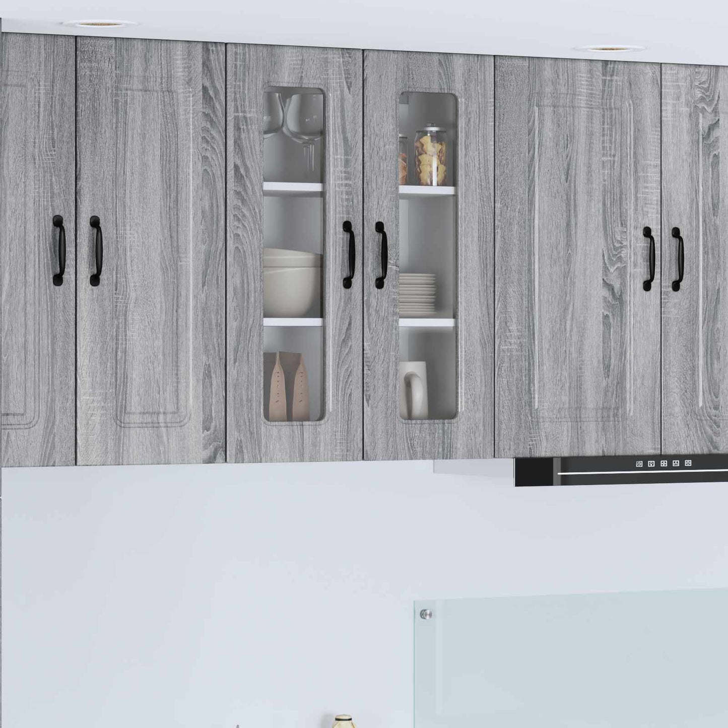 vidaXL Dishwasher Panel Kalmar Grey Sonoma 60 x 31 x 80 cm 1