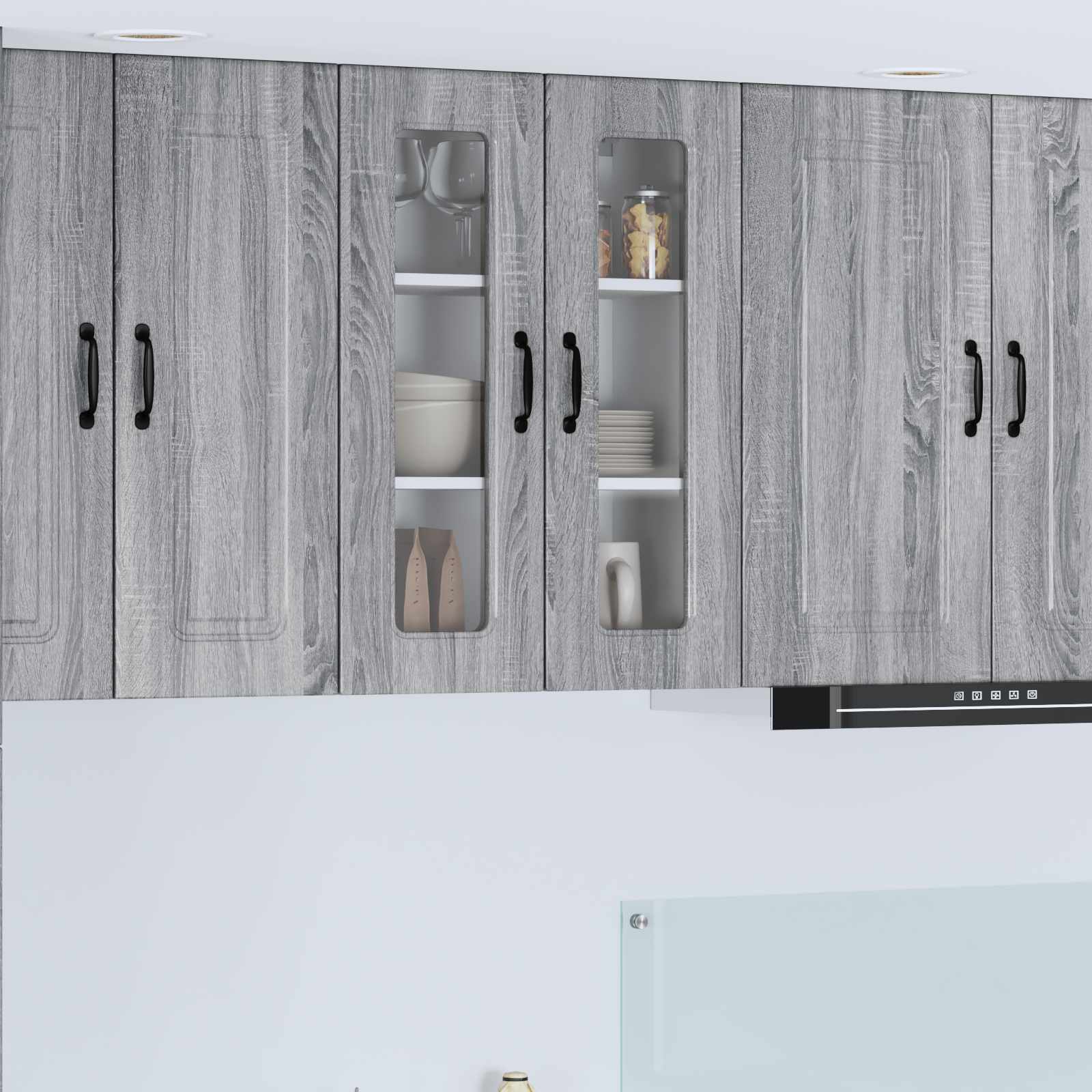 vidaXL Dishwasher Panel Kalmar Grey Sonoma 60 x 31 x 80 cm 1
