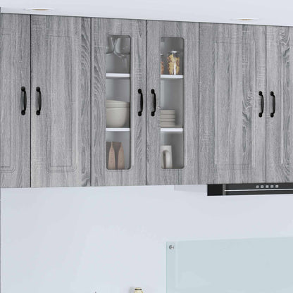 vidaXL Dishwasher Panel Kalmar Grey Sonoma 60 x 31 x 80 cm 1