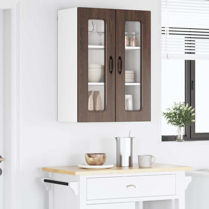 vidaXL Dishwasher Panel Kalmar Brown Oak 60 x 31 x 80 cm 4