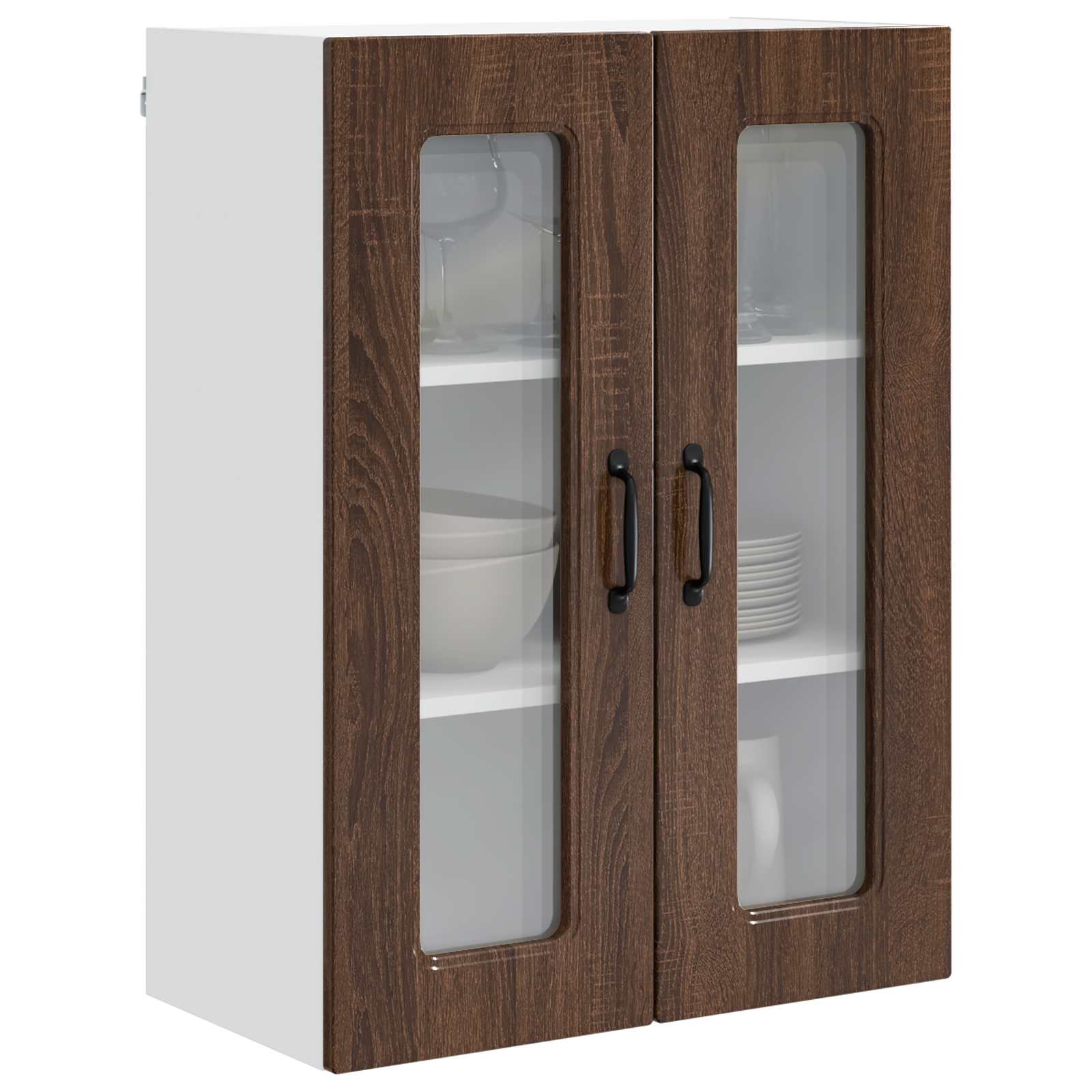 vidaXL Dishwasher Panel Kalmar Brown Oak 60 x 31 x 80 cm 3
