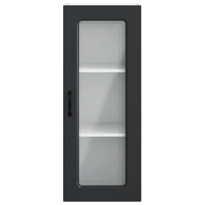 vidaXL Dishwasher Panel Kalmar Black 40 x 31 x 100 cm Engineered Wood 6