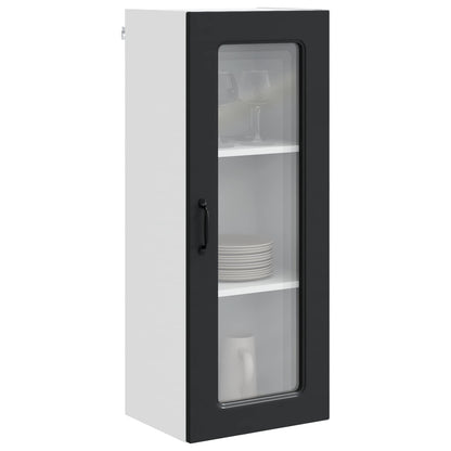 vidaXL Dishwasher Panel Kalmar Black 40 x 31 x 100 cm Engineered Wood 3