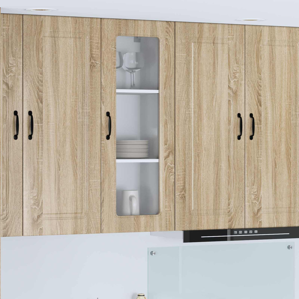 vidaXL Dishwasher Panel KALMAR Sonoma Oak 40 x 31 x 100 cm 1