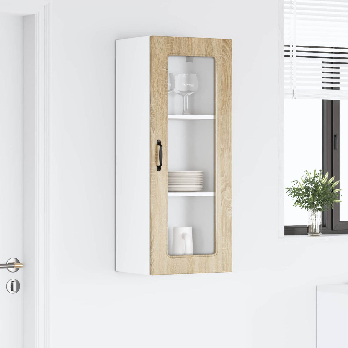 vidaXL Dishwasher Panel KALMAR Sonoma Oak 40 x 31 x 100 cm 4