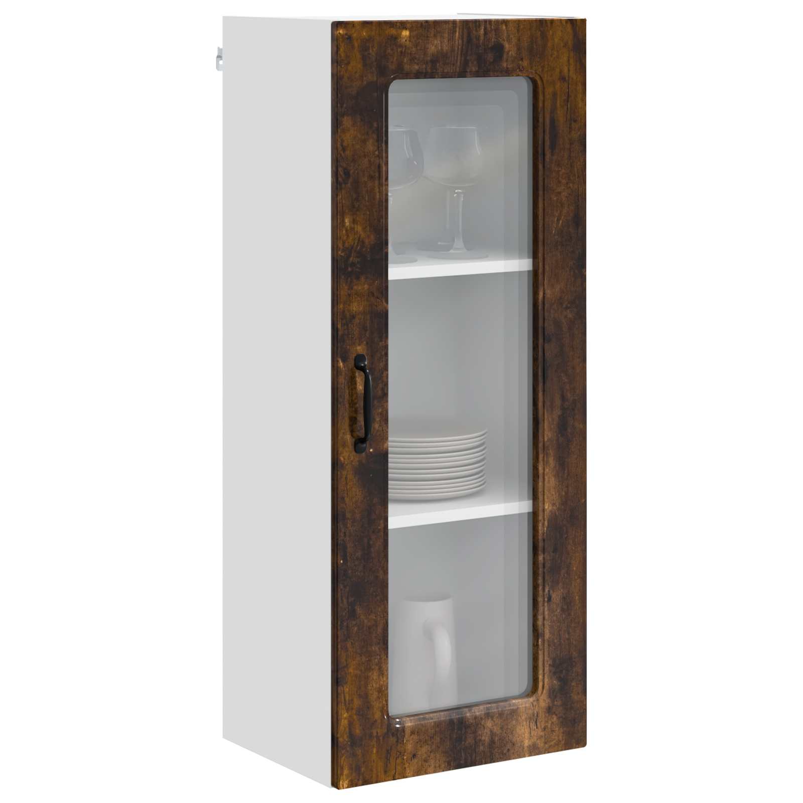 vidaXL Dishwasher Panel Kalmar Smoked Oak 40 x 31 x 100 cm 3
