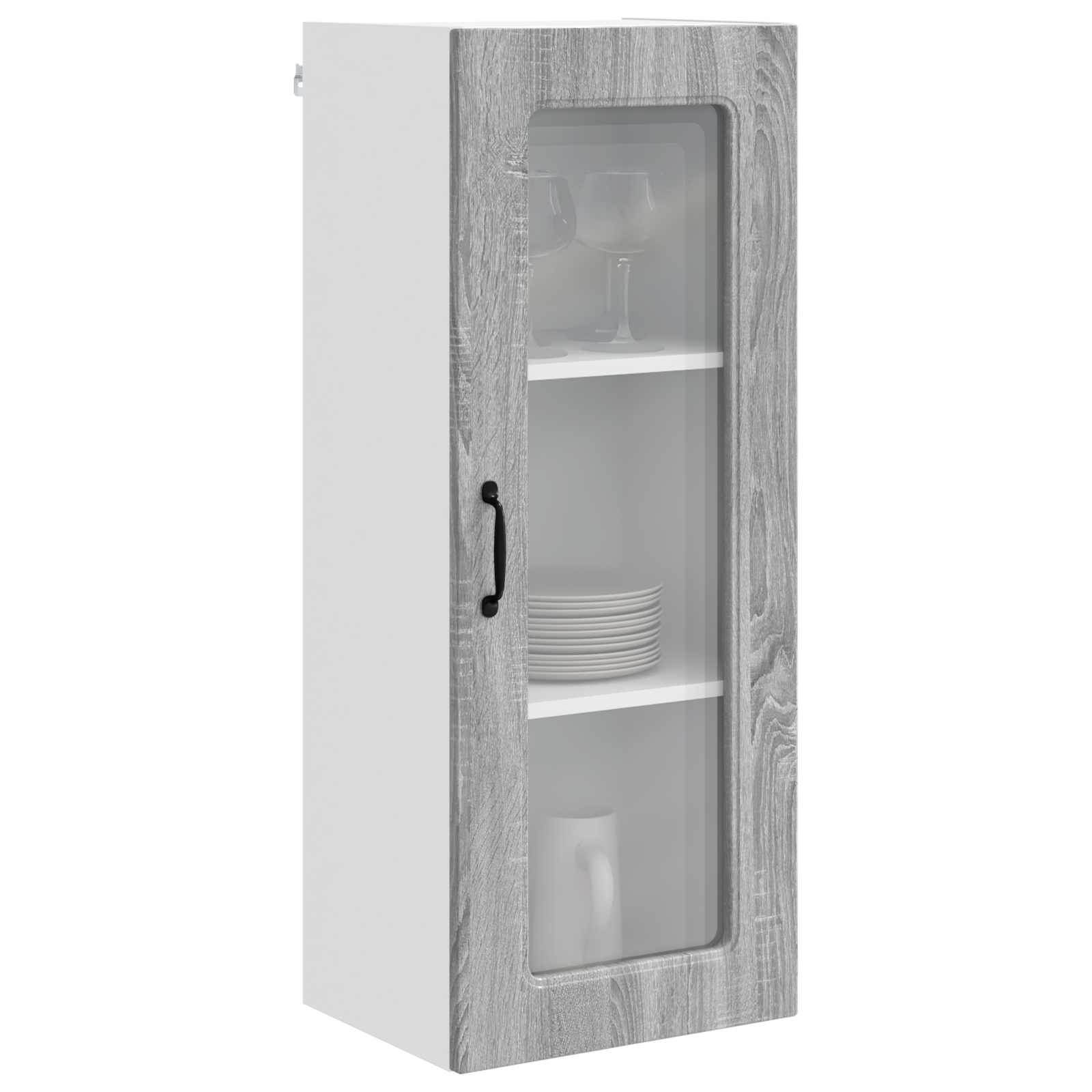 vidaXL Dishwasher Panel Kalmar Grey Sonoma 40 x 31 x 100 cm 3