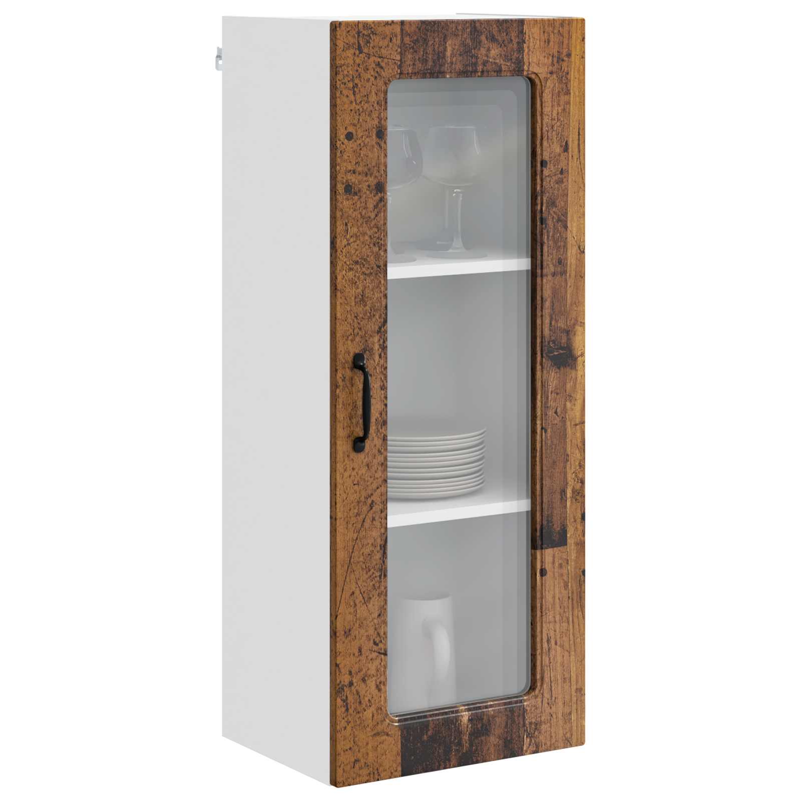 vidaXL Dishwasher Panel Kalmar Old Wood 40 x 31 x 100 cm 3