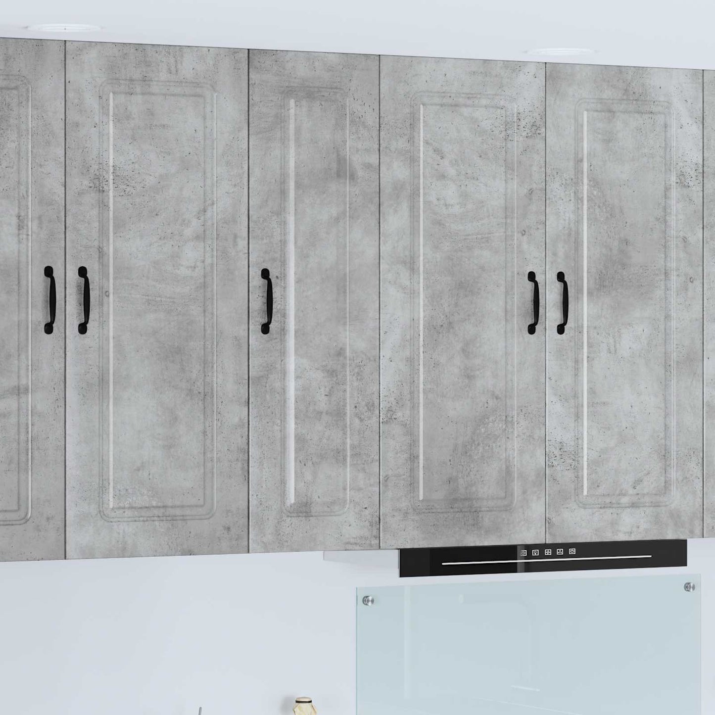 vidaXL Dishwasher Panel Kalmar Concrete Grey 30 x 31 x 100 cm 1