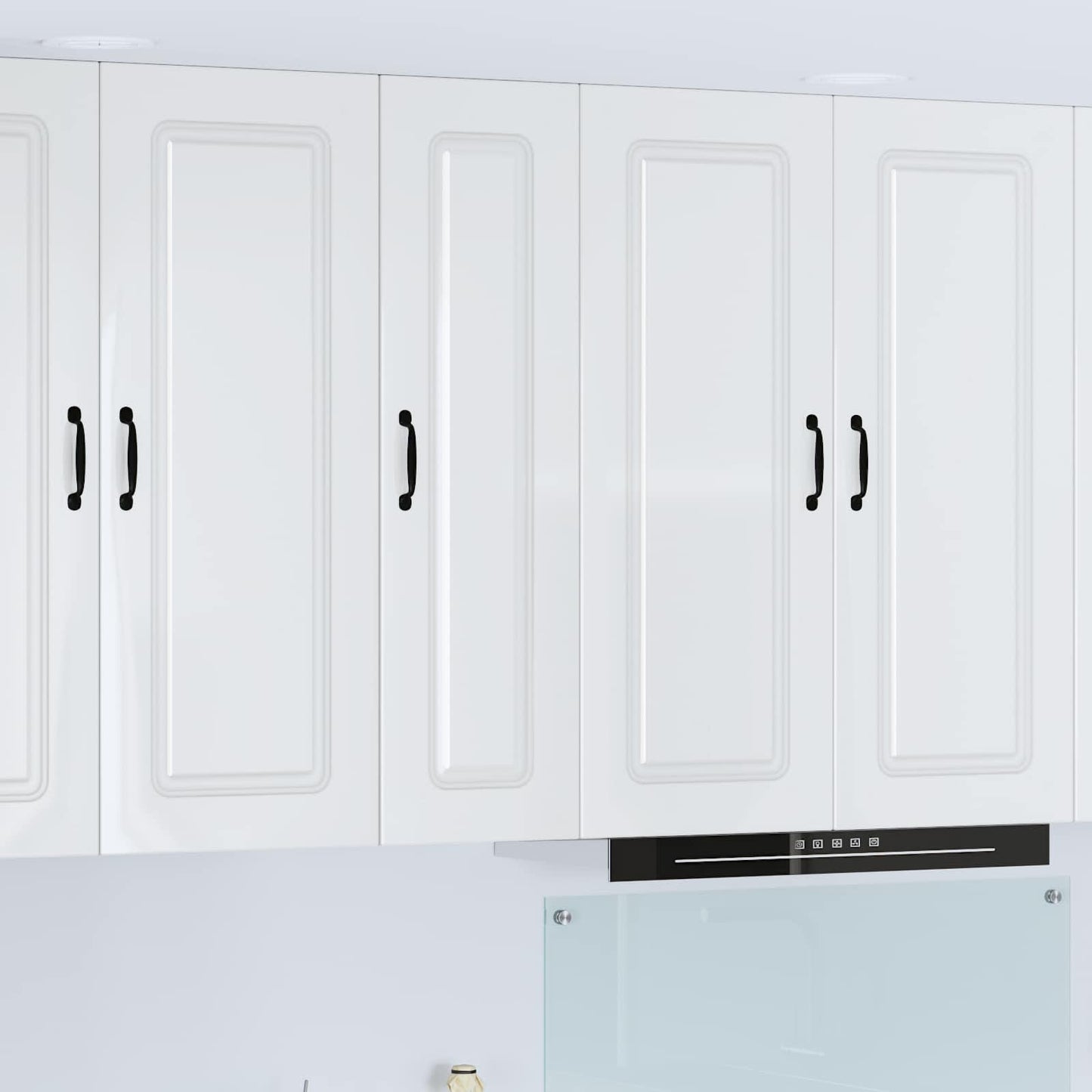 vidaXL Dishwasher Panel Kalmar High Gloss White 30 x 31 x 100 cm 1