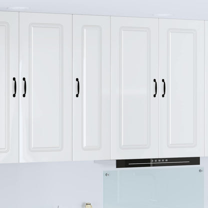 vidaXL Dishwasher Panel Kalmar High Gloss White 30 x 31 x 100 cm 1