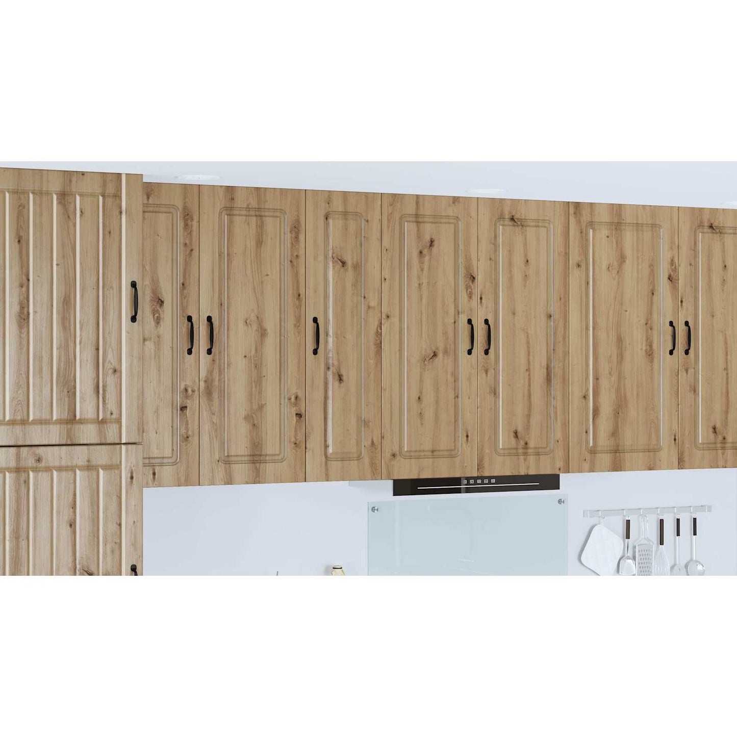 vidaXL Dishwasher Panel Kalmar Artisan Oak 30 x 31 x 100 cm 1