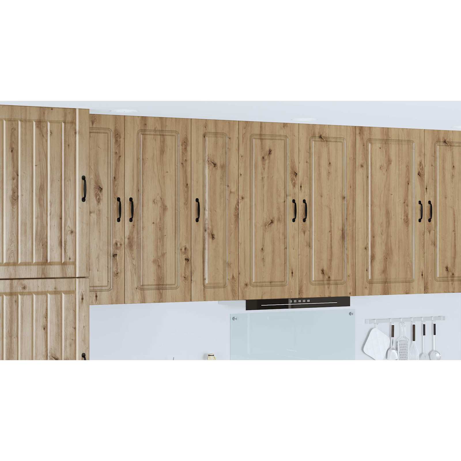 vidaXL Dishwasher Panel Kalmar Artisan Oak 30 x 31 x 100 cm 1