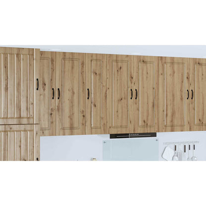 vidaXL Dishwasher Panel Kalmar Artisan Oak 30 x 31 x 100 cm 1