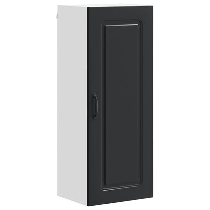vidaXL Dishwasher Panel Kalmar Black 40 x 31 x 100 cm Engineered Wood 2