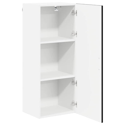 vidaXL Dishwasher Panel Kalmar Black 40 x 31 x 100 cm Engineered Wood 5