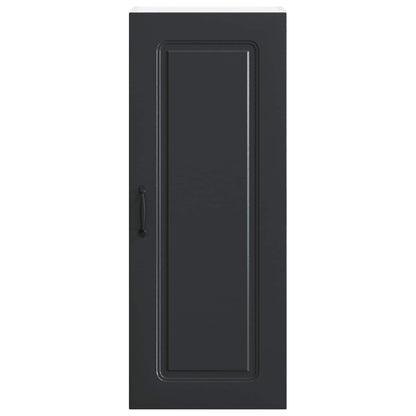 vidaXL Dishwasher Panel Kalmar Black 40 x 31 x 100 cm Engineered Wood 6