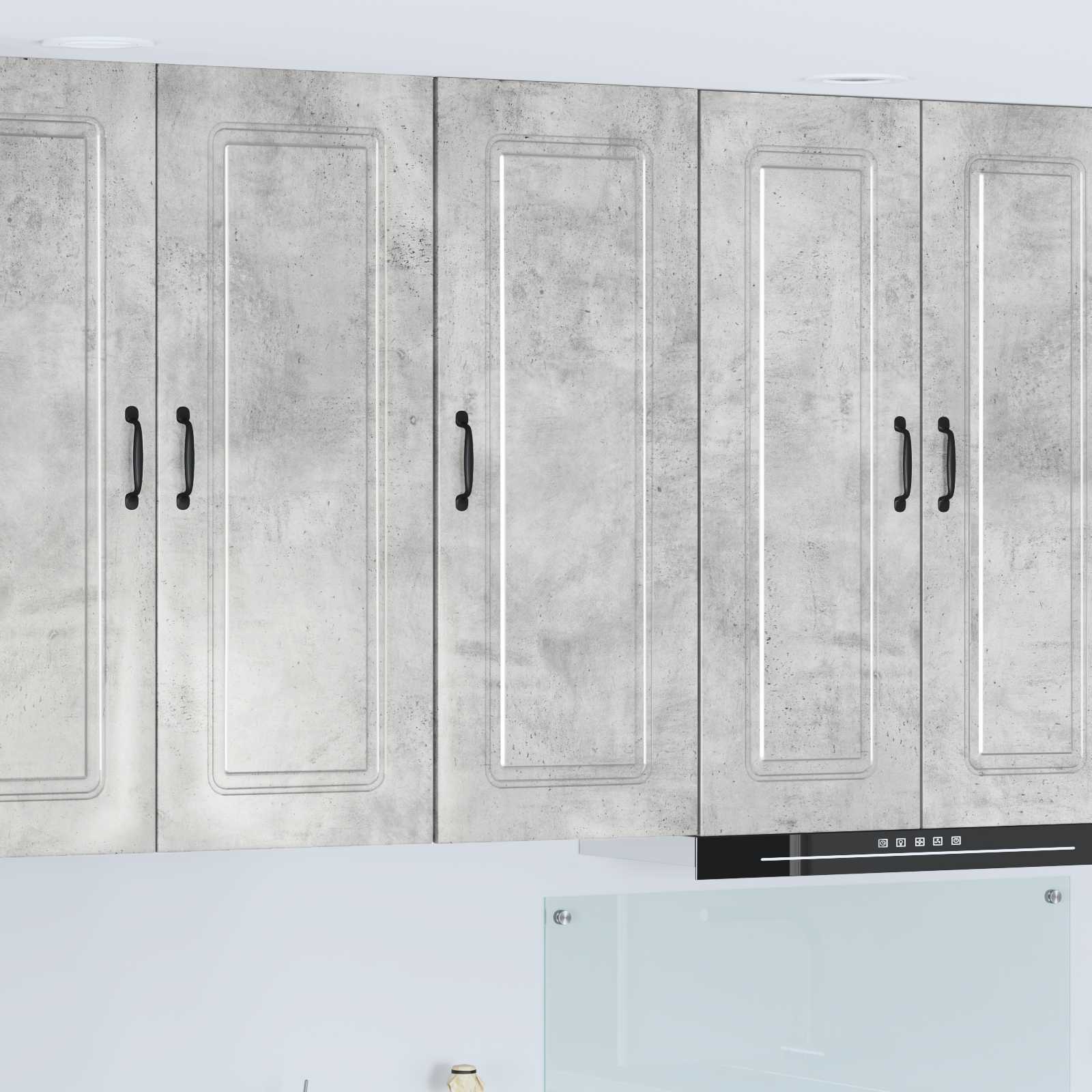 vidaXL Dishwasher Panel Kalmar Concrete Grey 40 x 31 x 100 cm 1