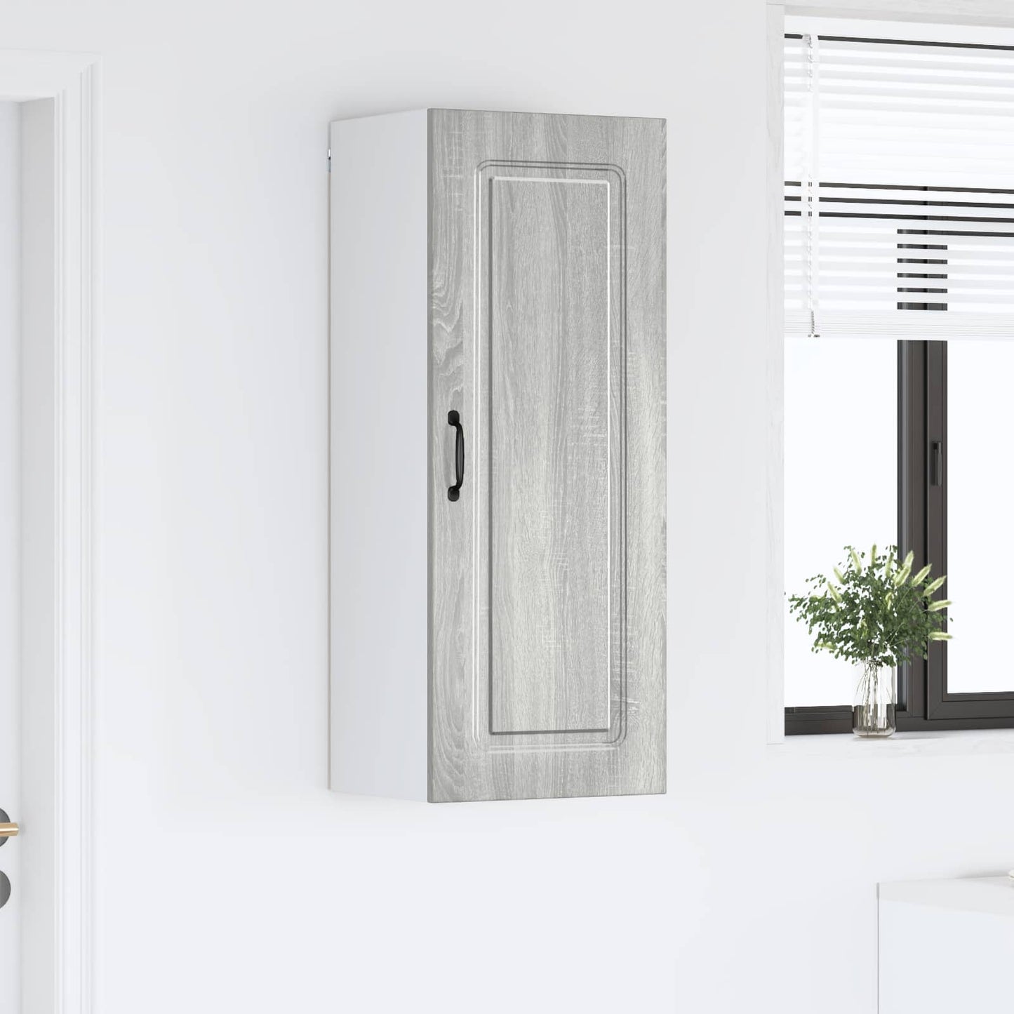vidaXL Dishwasher Panel Kalmar Grey Sonoma 40 x 31 x 100 cm 1