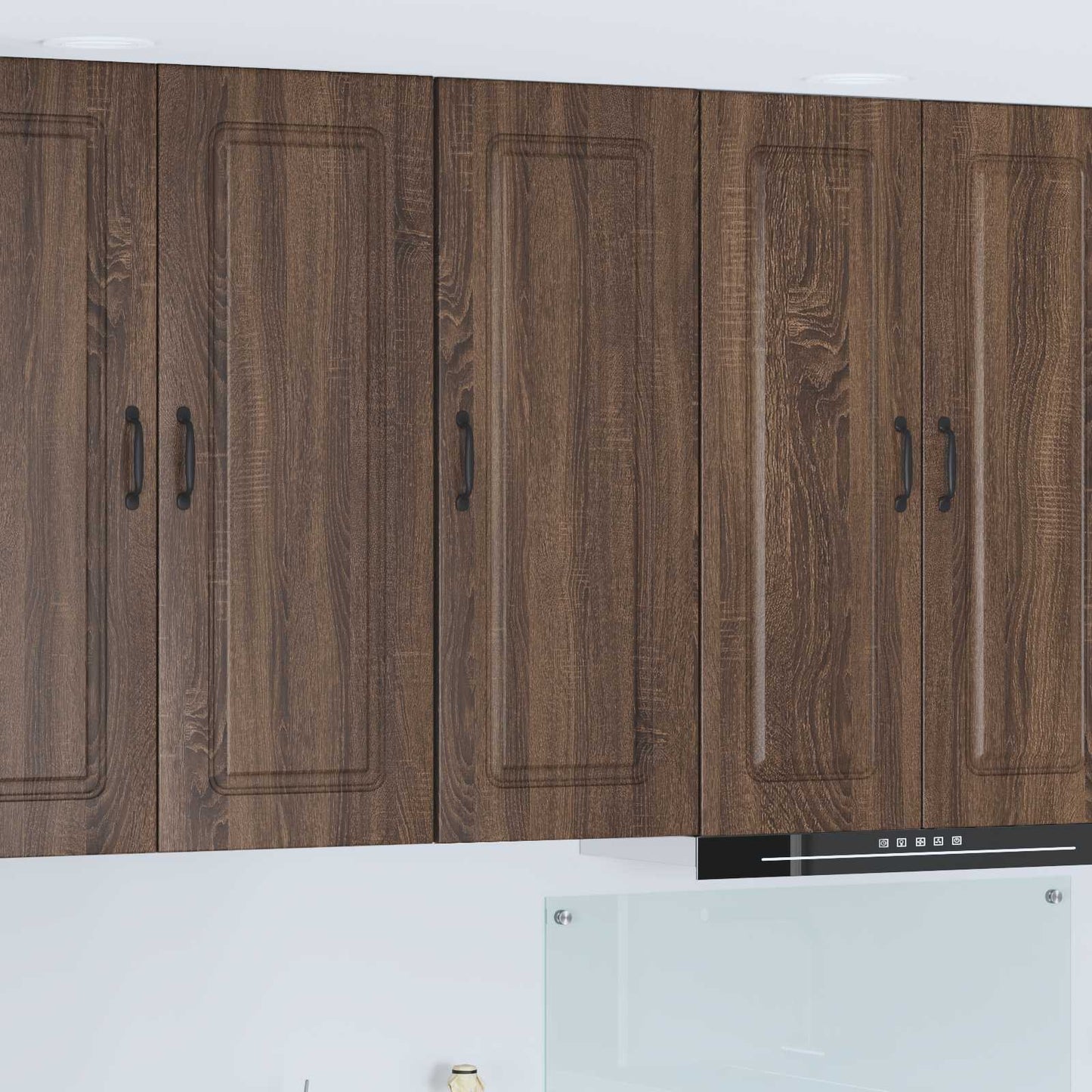vidaXL Dishwasher Panel Kalmar Brown Oak 40 x 31 x 100 cm 1