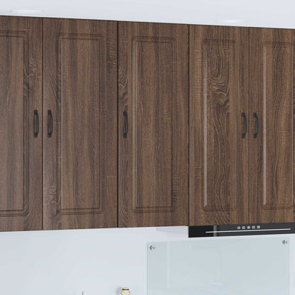 vidaXL Dishwasher Panel Kalmar Brown Oak 40 x 31 x 100 cm 1