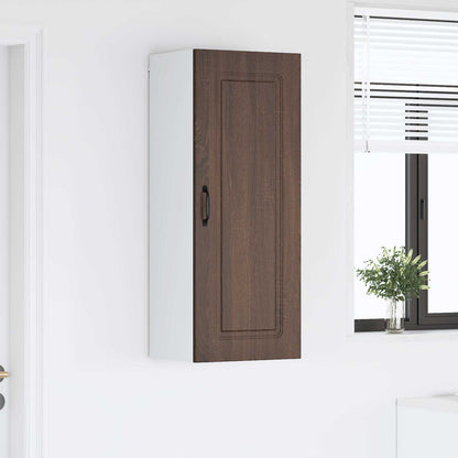 vidaXL Dishwasher Panel Kalmar Brown Oak 40 x 31 x 100 cm 4
