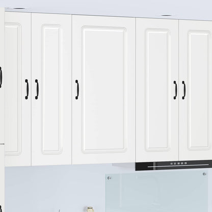 vidaXL Kitchen Wall Cabinet "Kalmar" Engineered Wood White