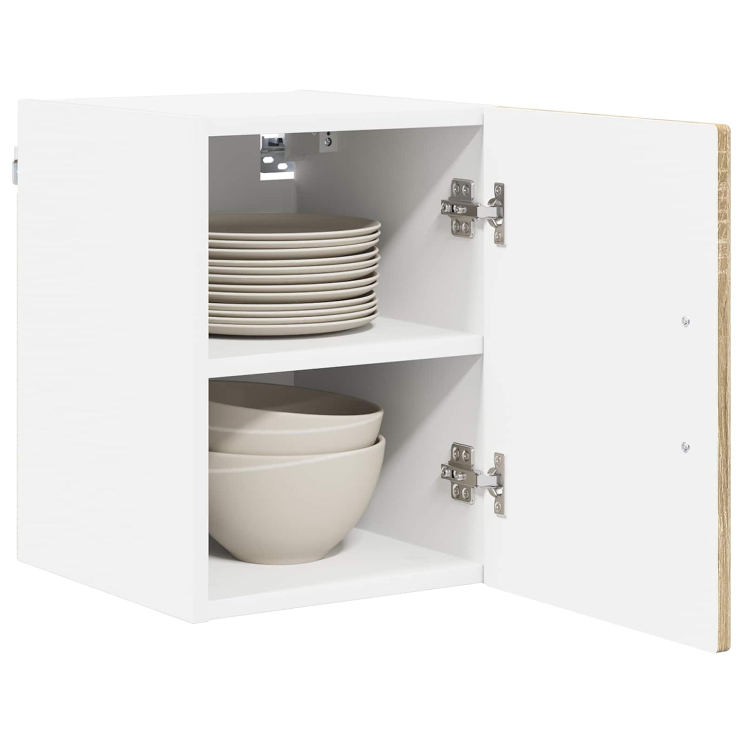 vidaXL Wall Cabinet LUCCA 2 pcs Sonoma Oak Engineered Wood 3