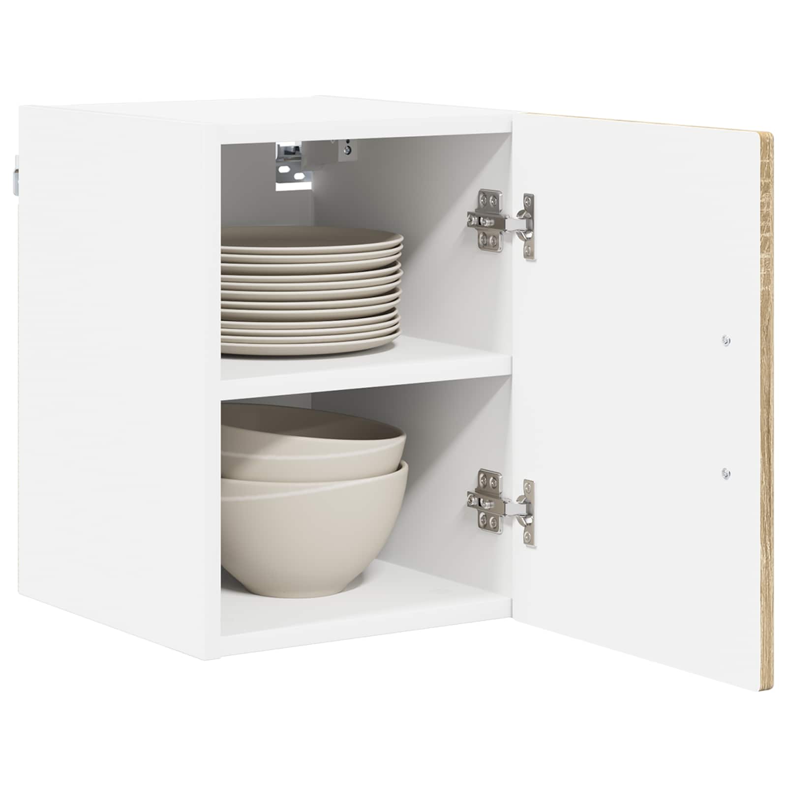 vidaXL Wall Cabinet LUCCA 2 pcs Sonoma Oak Engineered Wood 3