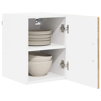 vidaXL Wall Cabinet LUCCA 2 pcs Sonoma Oak Engineered Wood 3