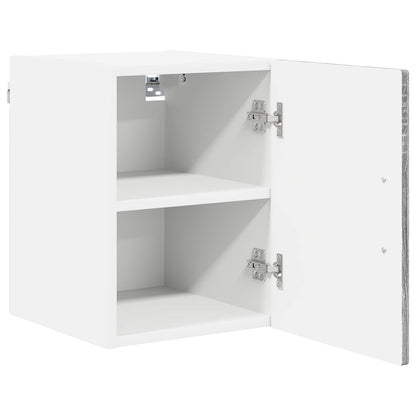 vidaXL Wall Cabinet LUCCA 2 pcs Grey Sonoma Engineered Wood 6